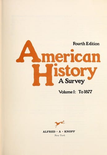 American history: a survey