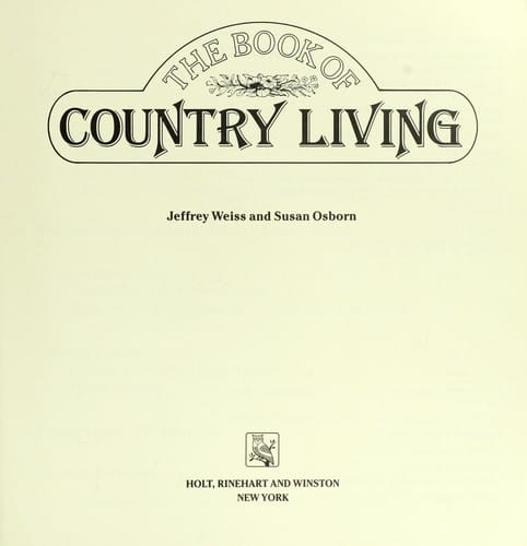 Book of country living