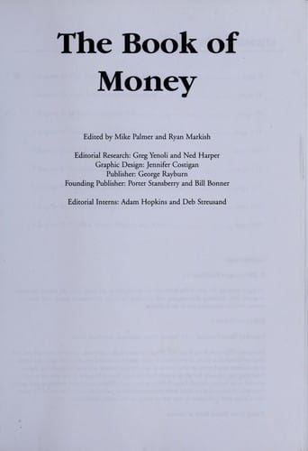 The book of money
