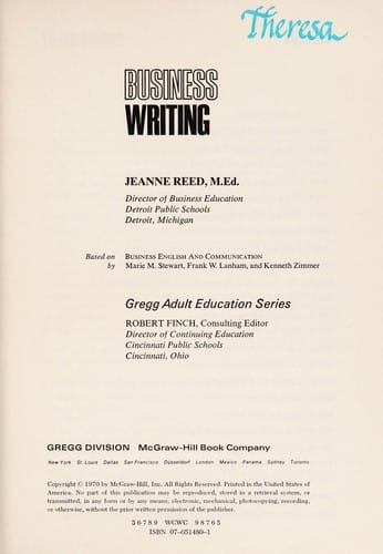 Business writing