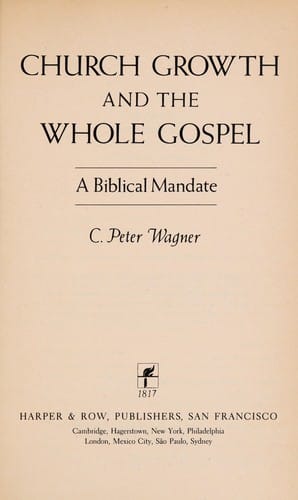 Church growth and the whole gospel