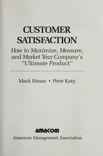 Customer Satisfaction