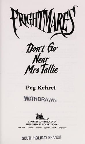 Don't Go Near Mrs Tallie