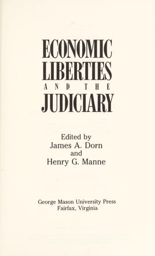 Economic liberties and the judiciary