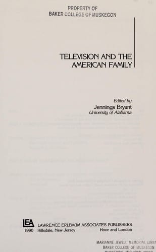Television and the American family