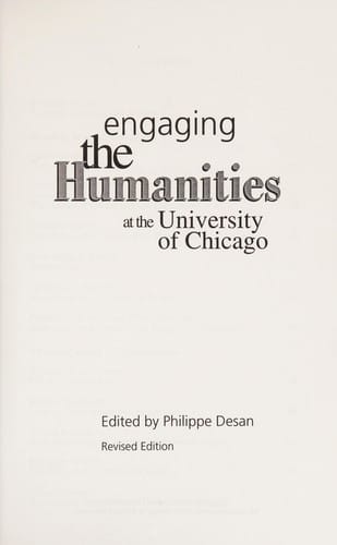 Engaging the humanities at the University of Chicago