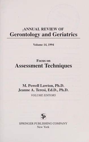 Focus on assessment techniques