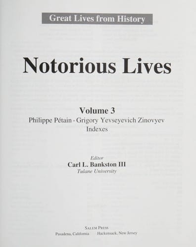 Great lives from history