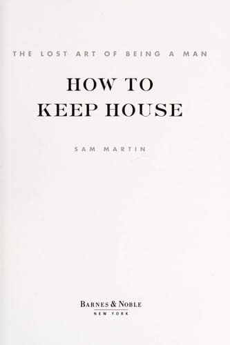 How to keep house