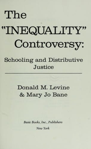 The "Inequality" controversy