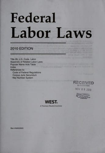 Federal labor laws