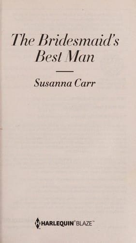 The bridesmaid's best man