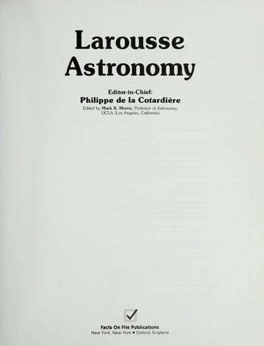 Larousse astronomy