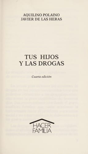 Tus hijos y las drogas
