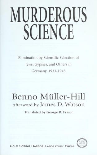 Murderous science