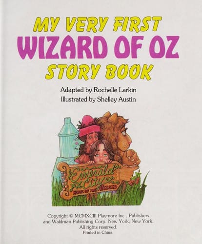 My very first Wizard of Oz story book