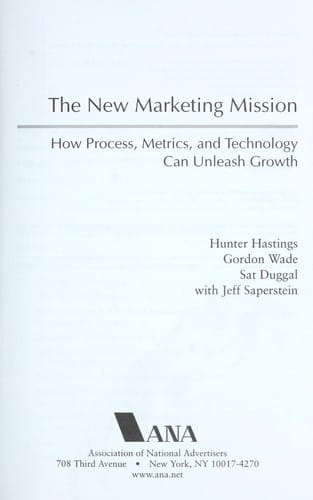 The new marketing mission