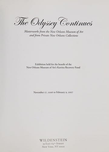 The odyssey continues