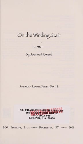 On the winding stair