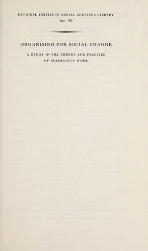 Organizing for social change