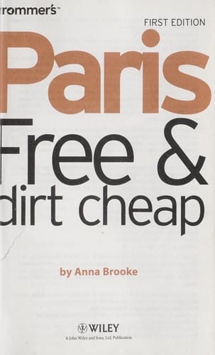 Paris free & dirt cheap