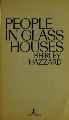 People in glass houses