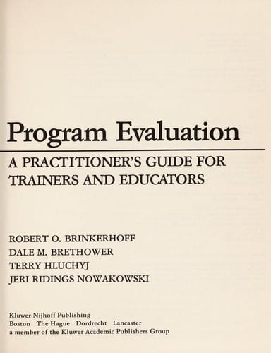 Program evaluation
