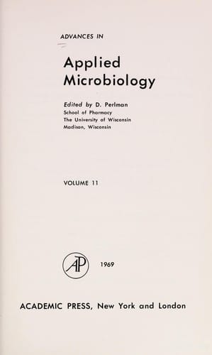 Advances in Applied Microbiology, 11