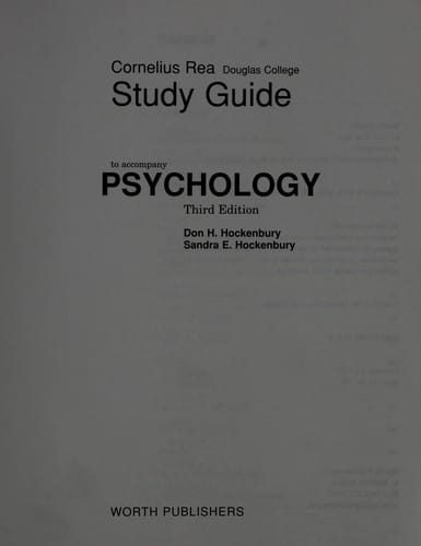 Psychology, Third Edition