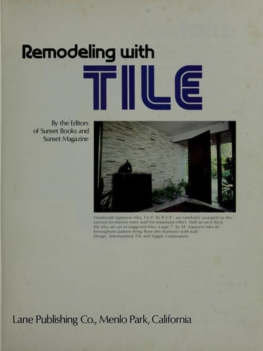 Remodeling with tile