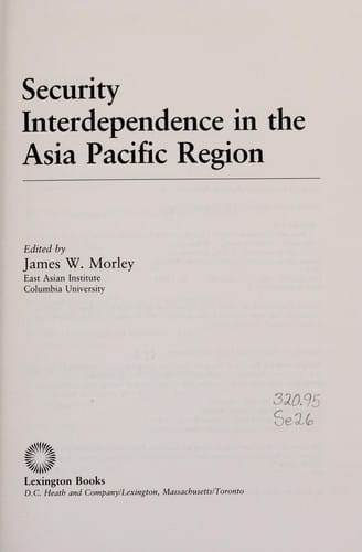 Security interdependence in the Asia Pacific region