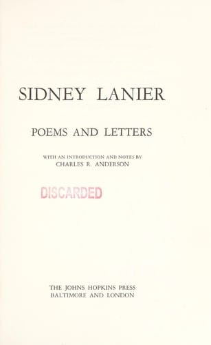 Sidney Lanier