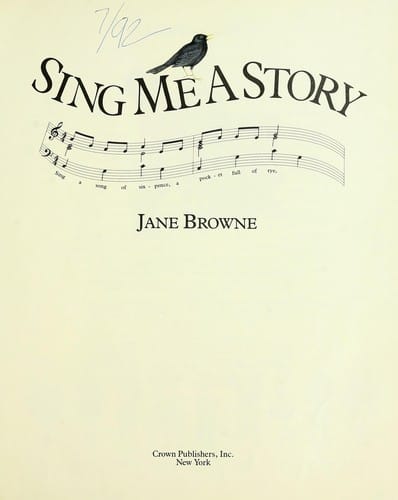 Sing me a story