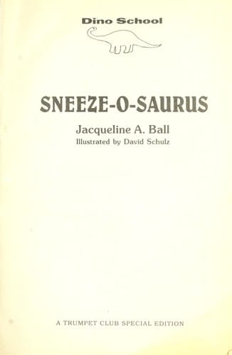 Sneeze-o-saurus
