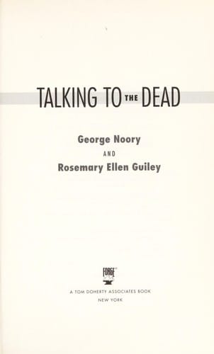 Talking to the dead