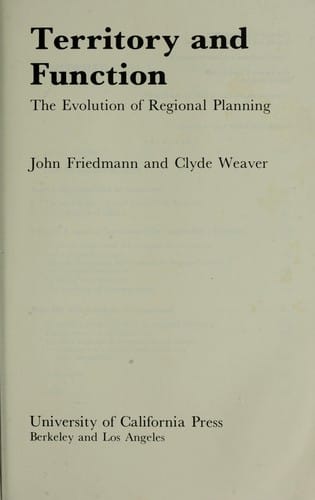 Territory and function : the evolution of regional planning