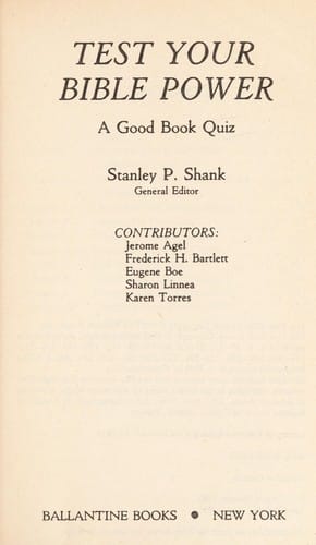Test your Bible power