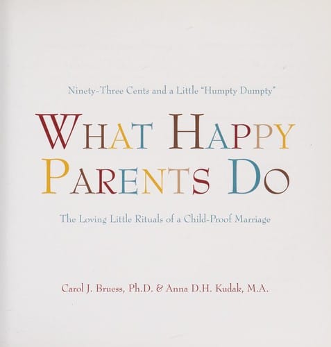 What happy parents do