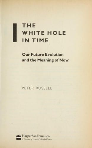 The white hole in time