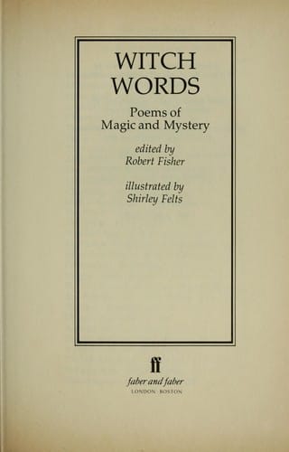 Witch words : poems of magic and mystery