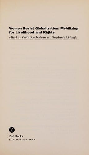 Women resist globalization