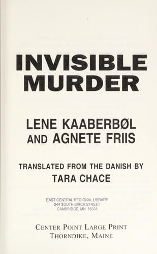 Invisible murder