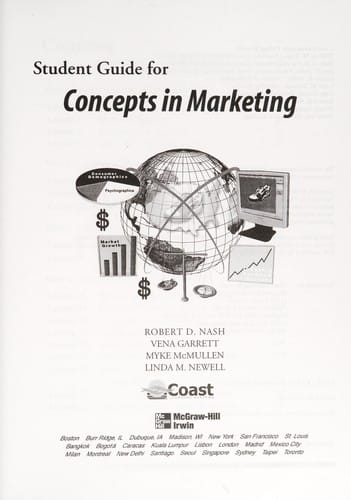 Study Guide for Marketing Telecourse to accompany Marketing