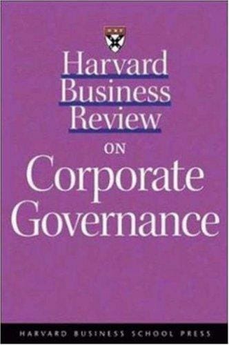 Harvard business review on corporate strategy