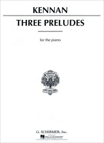 Three preludes for the piano