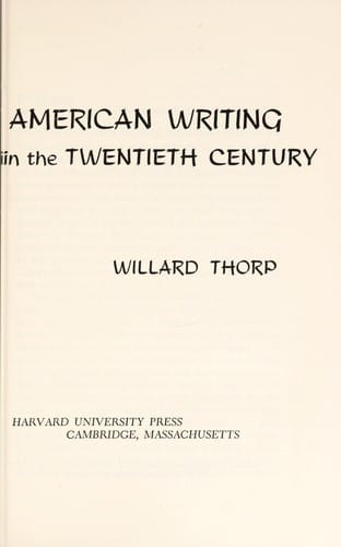 Guide to American literature and its backgrounds since 1890...