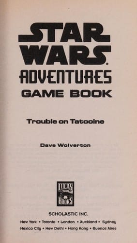 Trouble On Tatooine - Game Book