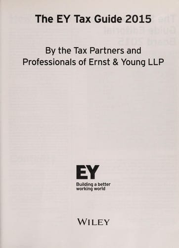 EY tax guide 2015