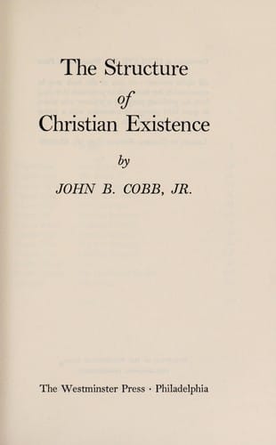 The structure of Christian existence