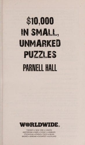 $10,000 in small, unmarked puzzles
